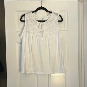 LOFT White Sleeveless Top
